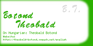 botond theobald business card